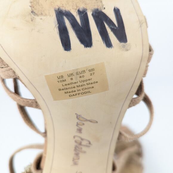 Sam Edelman Tan Daffodil Heeled Sandal Size 10 - Picture 9 of 11